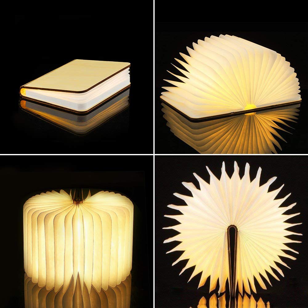 3 Colors LED Book Lamp